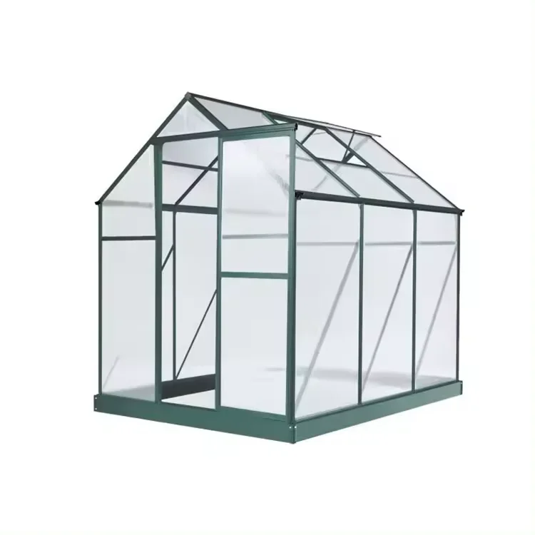 Commercial Aluminum Modern Outdoor Modular Greenhouse Kit PC Board Small Polycarbonate Greenhouse