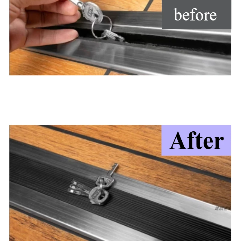 For Mercedes V-Class Sealing Strips: EPDM Rail Dust Covers for V260/V260L - Heavy-Duty Sliding Track Protector Car Accessories