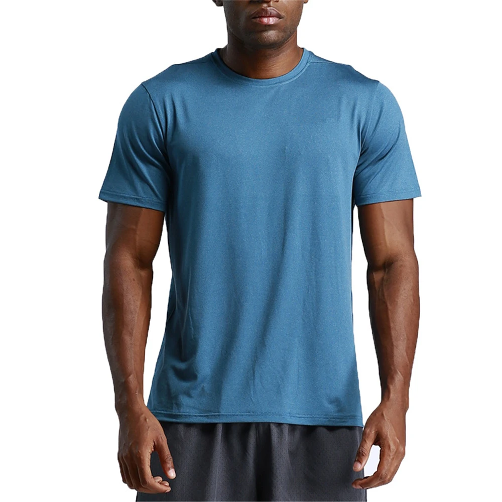 Men's Performance T-Shirts Short Sleeve T-Shirt Crewneck Lightweight Tee Shirts Workout Athletic Casual Gym Tee UPF 50 Sun Tees