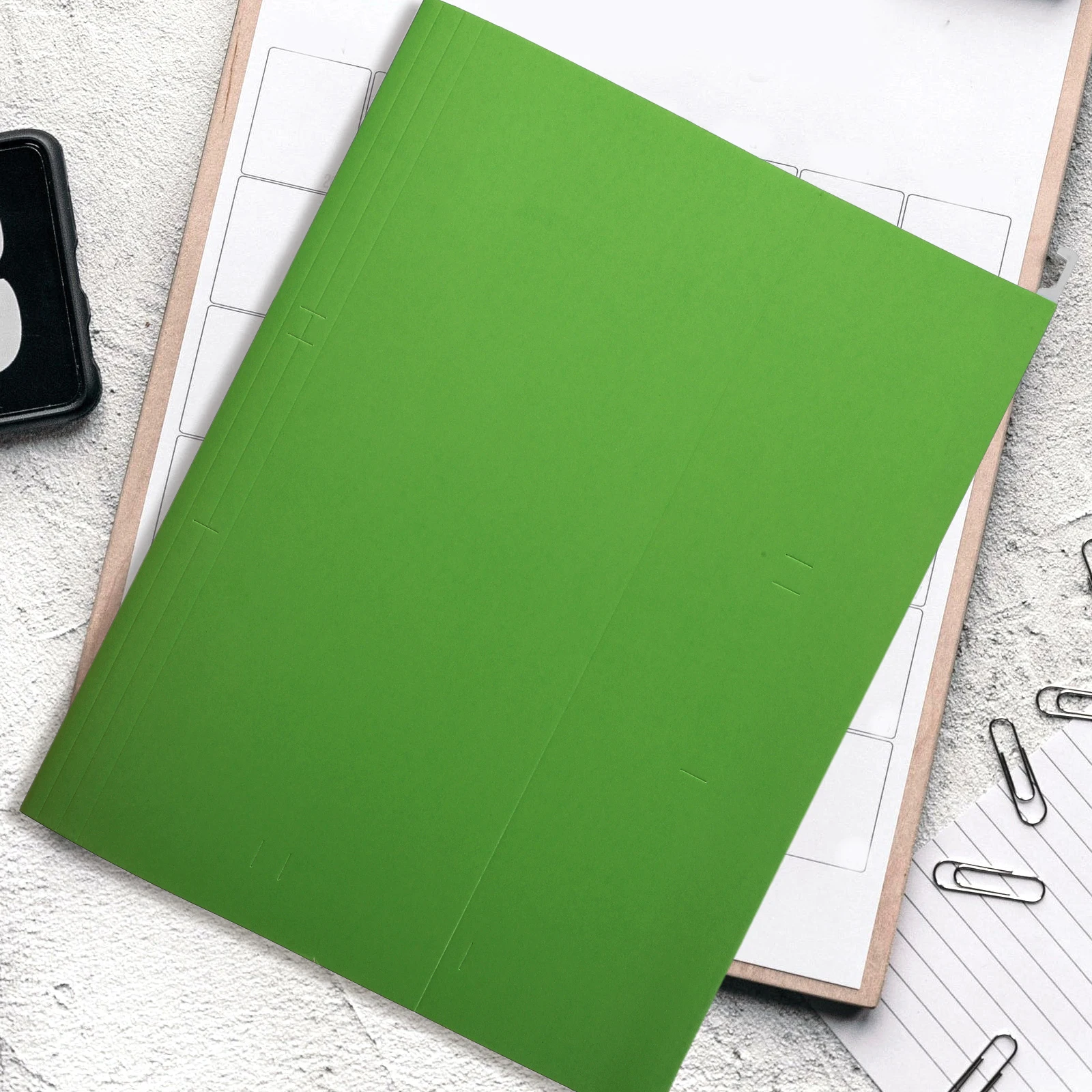 

5 Pcs Paper File Folders Organizer Wall Mounted Hanging Folder Paper File Organizer Document Storage Office Supplies