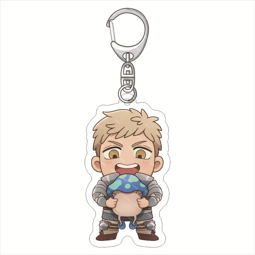 Marcille Donato Keychain Anime Delicious in Dungeon Cosplay Accessories Laios Touden Senshi Chilchuck Acrylic Keyring Pendant