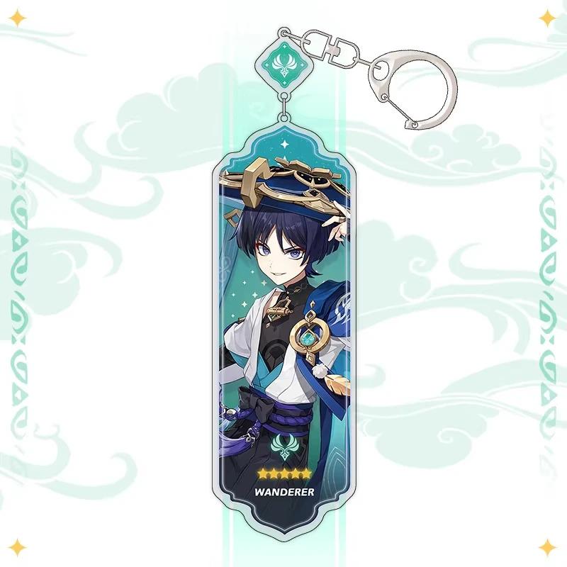 Anime-Schlüsselanhänger Mitya Odette Flins Mualani Furina Arlecchin Schlüsselanhänger-Accessoires Genshin Impact Niedlicher Taschenanhänger Schlüsselring Geschenk – Detail 8