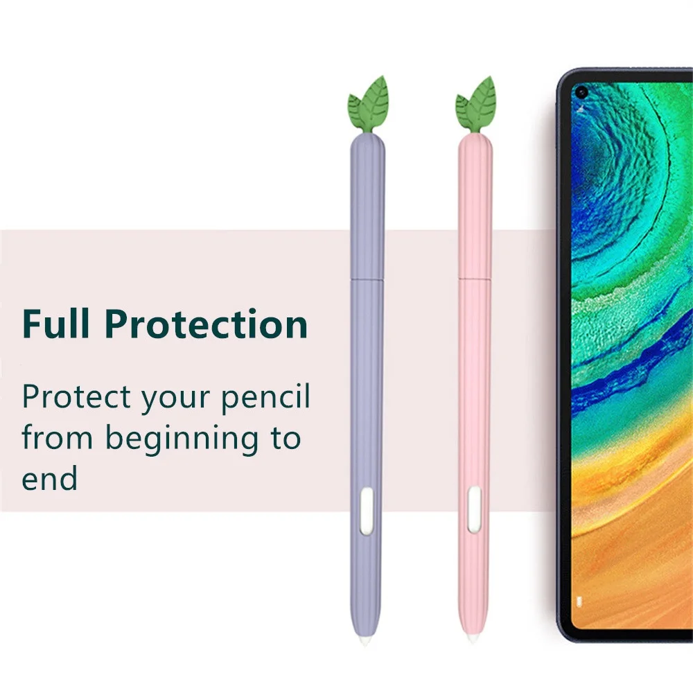 Etui Voor Samsung Tab S9fe 2023 S7 S8 S9ultra S7 S Pen S6 Lite 10.4 Schattige Siliconen Stylus Cover Smart Pen Protector Huid