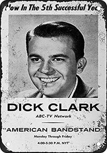 New Tin Sign Aluminum Retro Dick Clark American Bandstand Vintage Look Reproduction Pub Home Decor Inch Vintage Metal Sign  sign