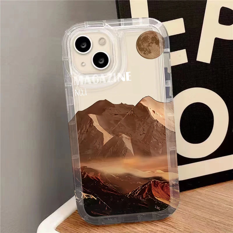 Coque de téléphone avec paysage de neige, montagne et route, coque pour Samsung Galaxy S24 Ultra, S23, S22, S21 FE, S20 Plus, Note 20, 10 Pro, A34, A54, A33, A53