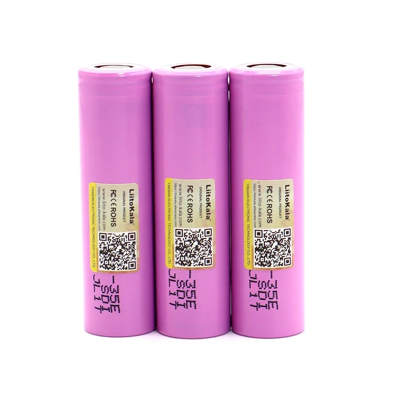 Liitokala جديد الأصلي INR18650-35E 3.7 فولت 3500 مللي أمبير ماكس 13A تفريغ بطارية الطاقة لبطاريات الطاقة المتنقلة