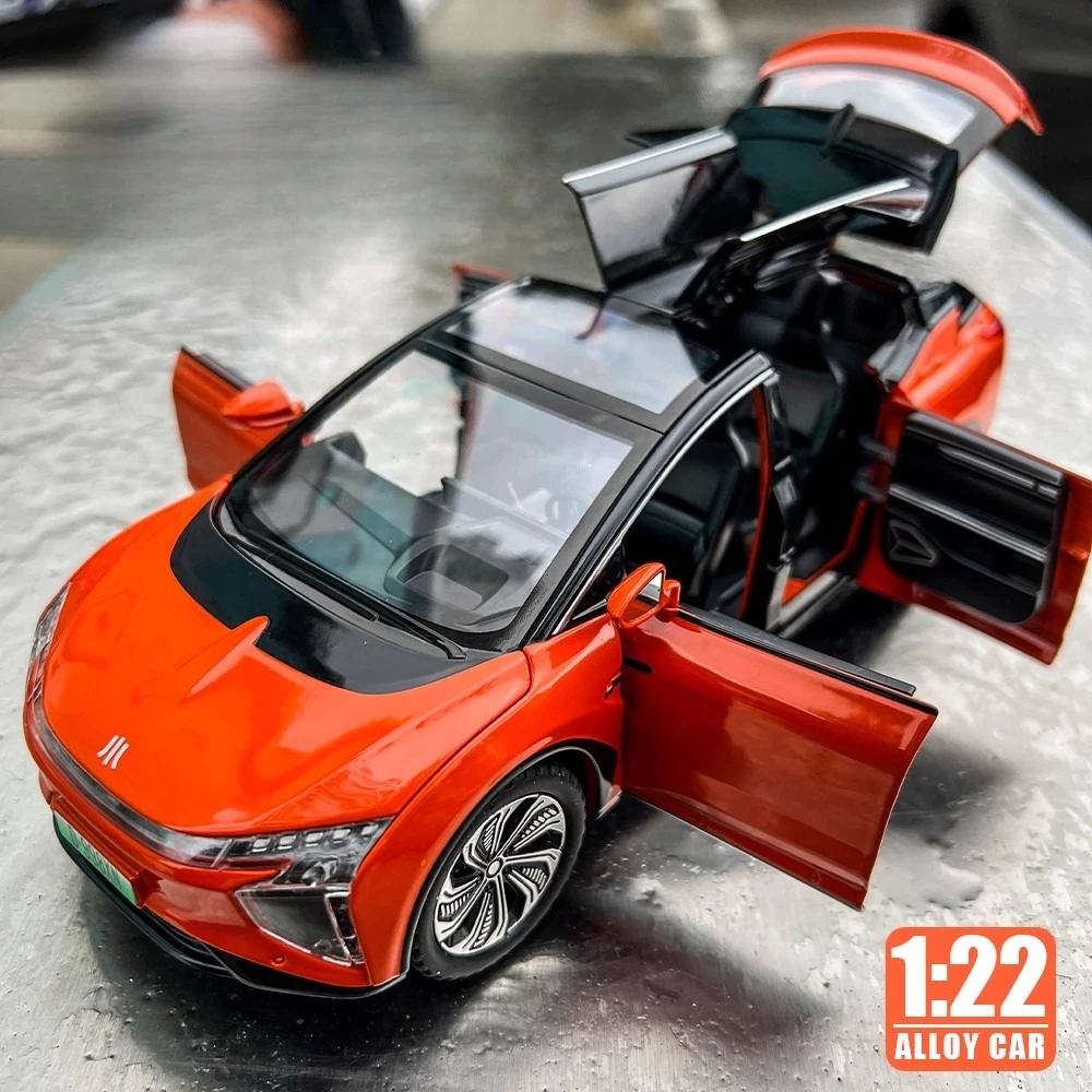 Schaal 1:22 HiPhi X Suzuki Hustler Automodel Speelgoed Geluid Licht Trek Legering Diecast Voertuigen Modellen Decoratie Verjaardagscadeau