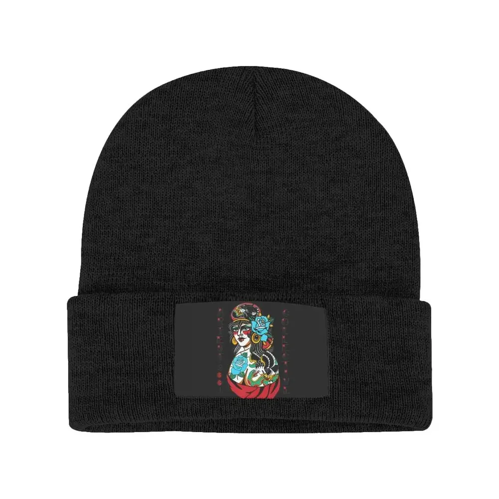 Sullen Tattoo Gypsy Premium Mint Green Artist Norb Knitted Beanie Hat Beanies Cap Best Hipster Streetwear