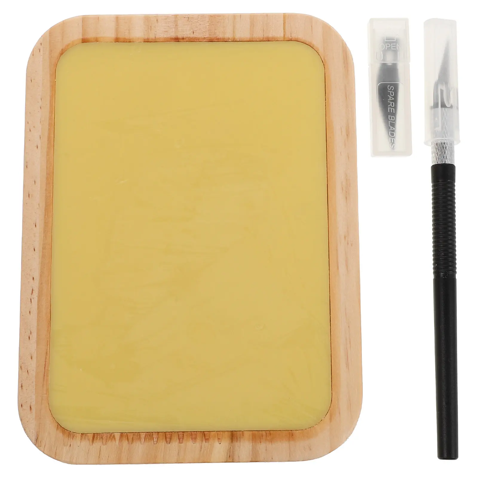1Set Hand Engraving Tool Set DIY Paper Cutting Nonsticky Wax Plate Carving Board Precise Knife for Craft Cutting Papercraft view 4