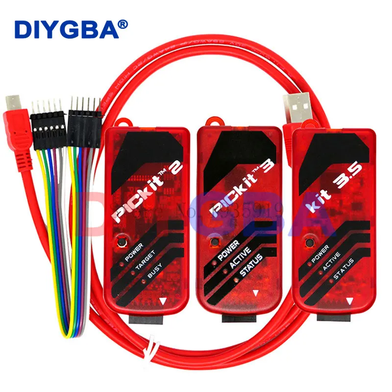 

PIC Kit2 Kit3 Kit3.5 PICKit 2 3 3.5 PICKit2 PICKit3 PICKit3.5 программатор PIC Kit3 Симулятор PIC