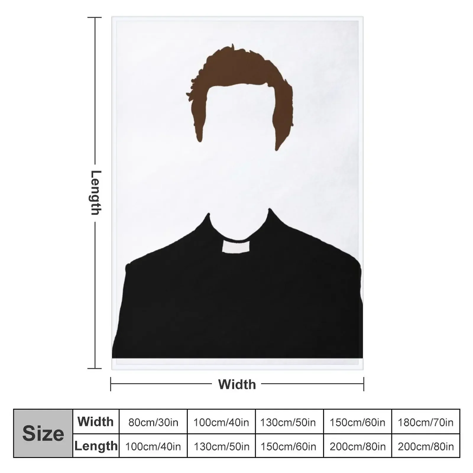 Hot Priest - Minimalist Print Throw Blanket Flannel Decorative Sofas Bed covers Quilt Blankets