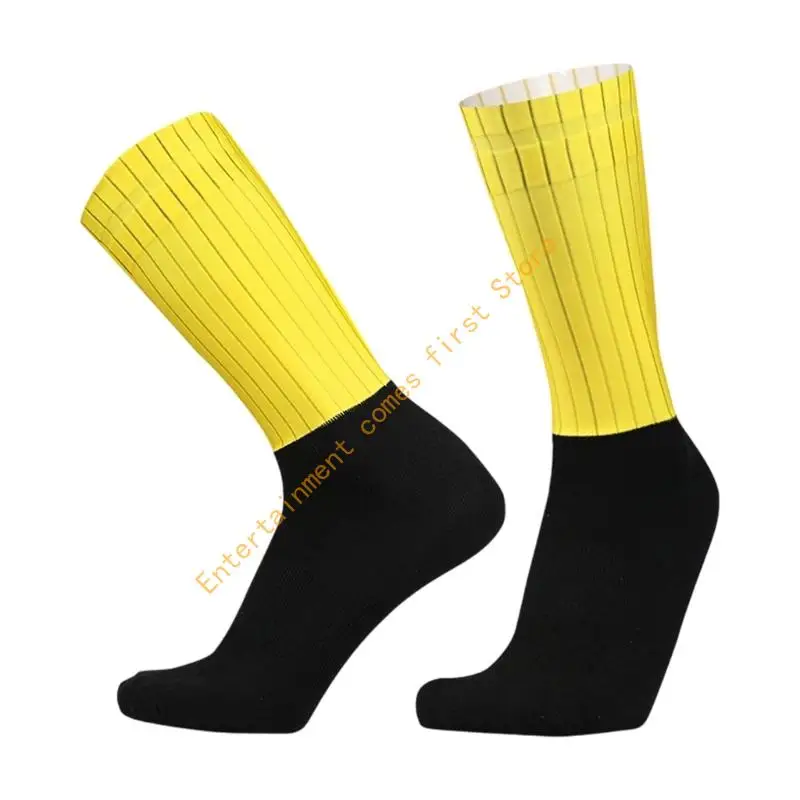 Breathable Cycling Sock with Crews Support and Grip Soles Comfort 55KD
