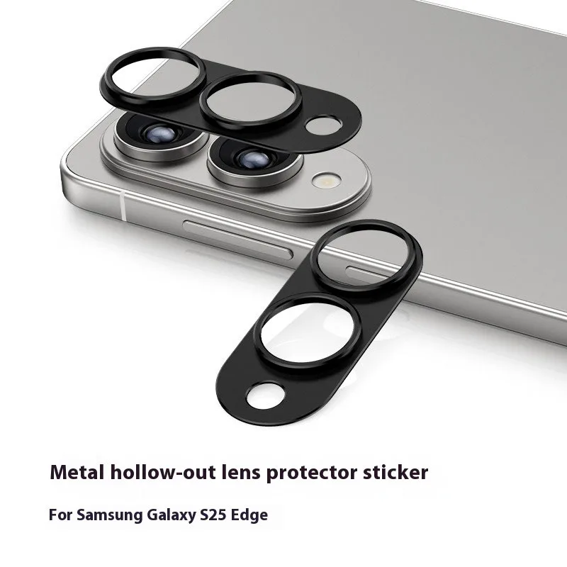 

For Samsung Galaxy S25 Edge Rear Camera Lens Cover Case for Samsung S25Edge Back Aluminum Alloy Metal Camera Protector Ring Film