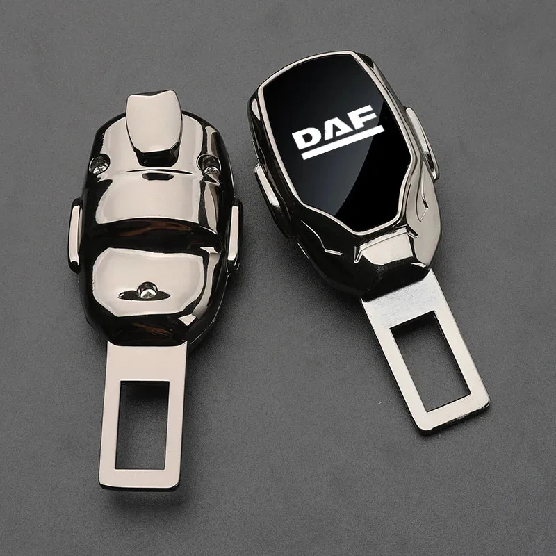 Alloy Car Safety Strap Extension Seat Buckle Shoulder Strap Extender For DAF XF 95 105 CF LF VAN Auto Accessories
