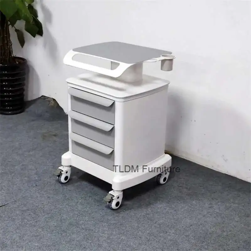 

Cosmetic Beauty Salon Trolley Utility Cleaning Hair Rolling Salon Trolley Medical Barber Carrito Auxiliar Salon Furniture BL50ST
