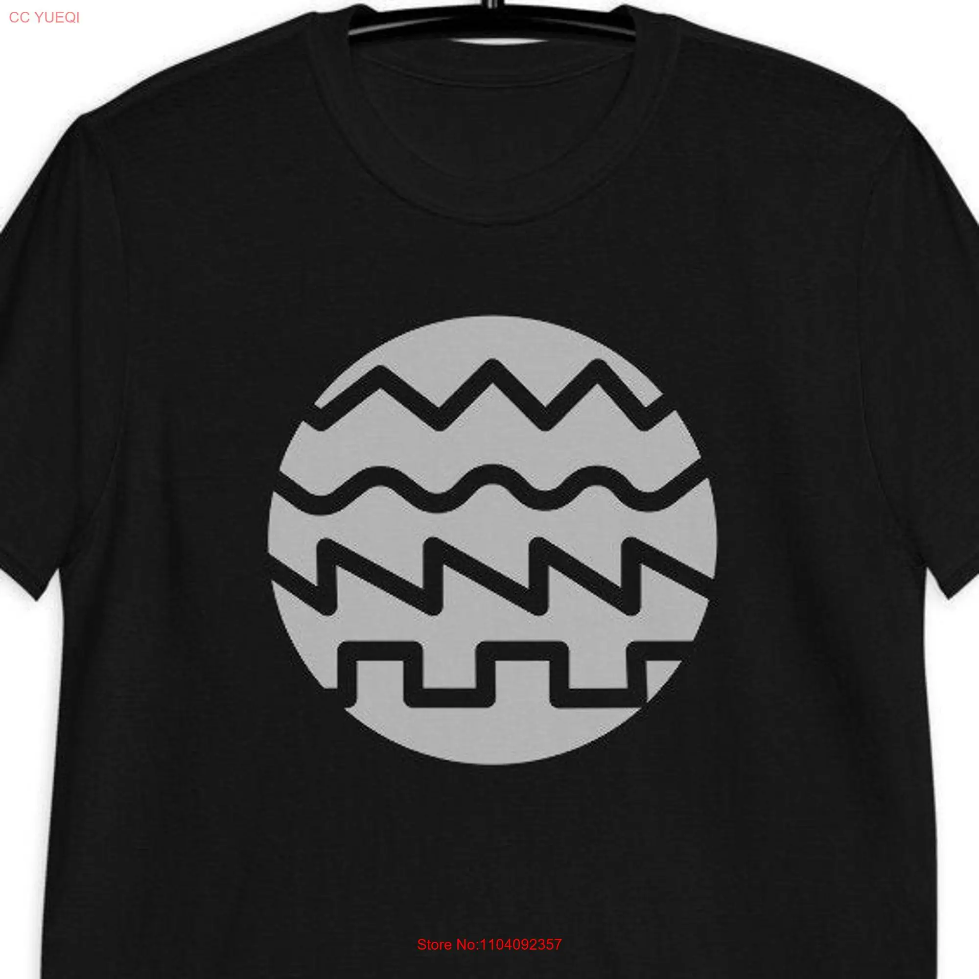 Synthesizer waveforms T Shirt long or short sleeves