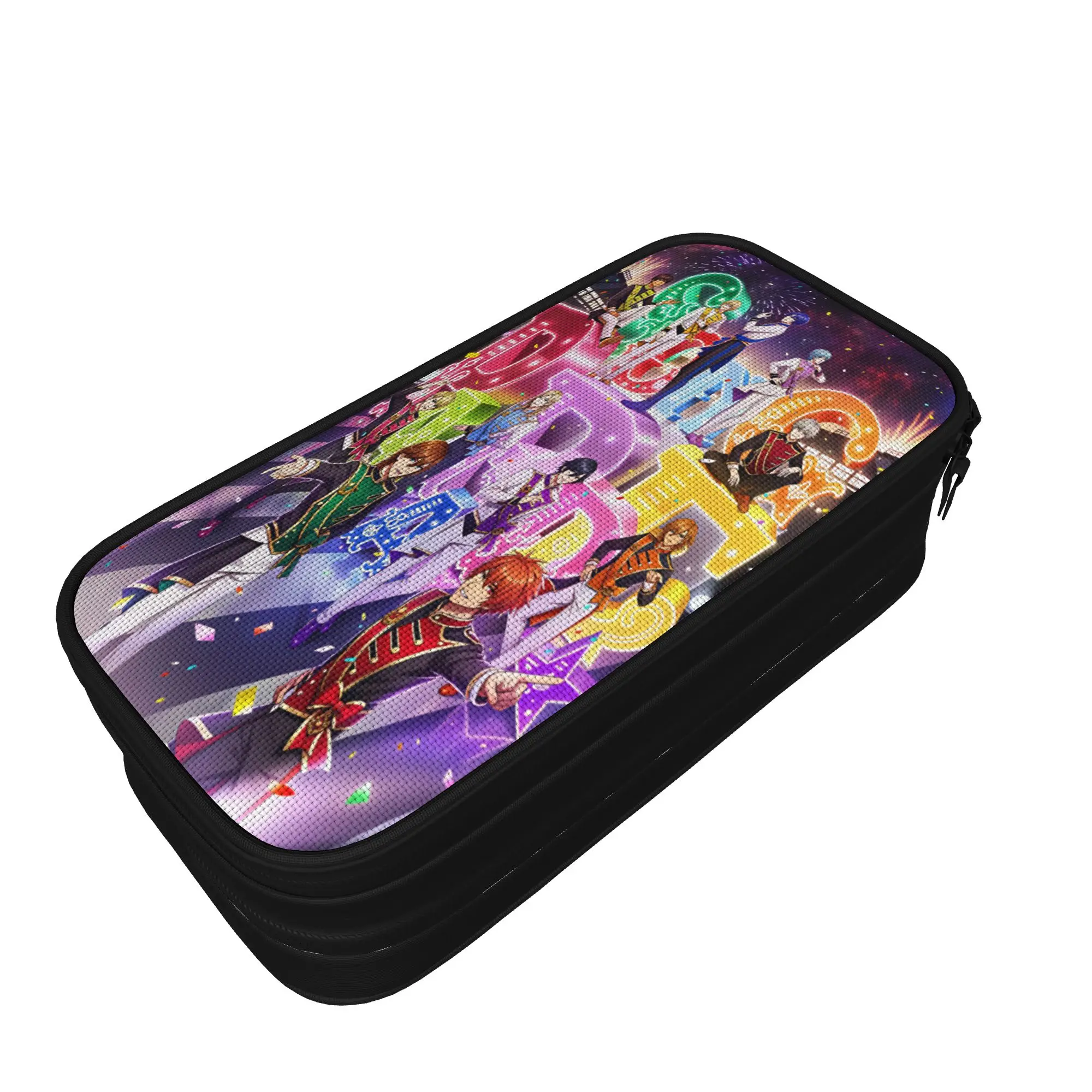 U-Uta no Prince-sama Hijirikawa Masato   Pencil Case  Double Layer Pencil Bag Back To School Pencil Cases Stationery Organizer