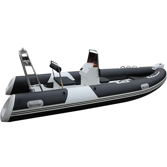 Top Sale 16ft 480A Fiberglass Rib Boat And Popular PVC Inflatable Boat For Fishing