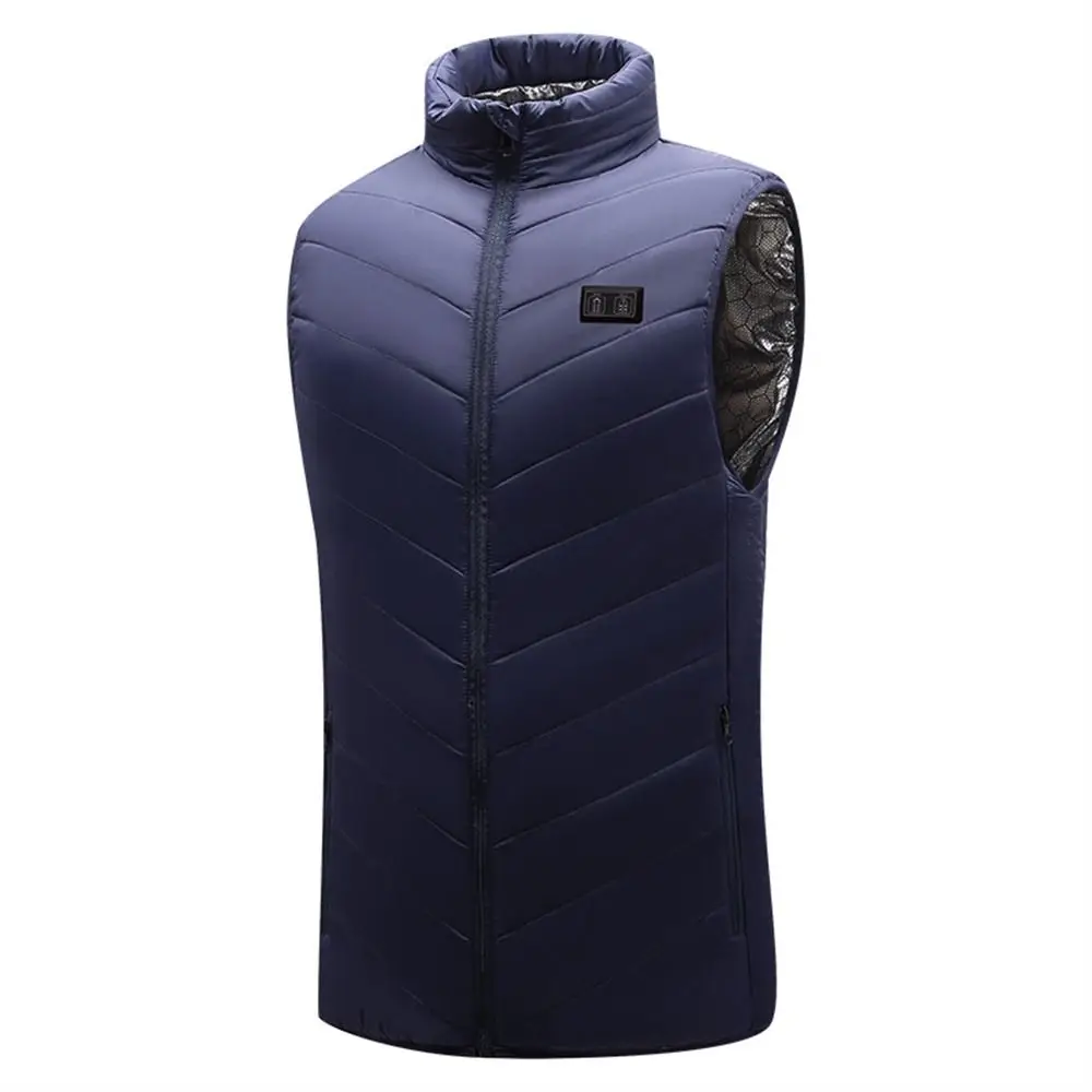 13 Areas Waistcoats USB Heating Thermal Warm Clothes Heated Vest Heating Jacket Winter Warm Jacket
