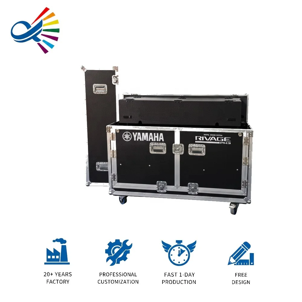 Flight Case Manufacturer Custom Aluminum Hydraulic Flip Flight Case Protective Equipment Case For Rivage PM3 OEM & ODM Support
