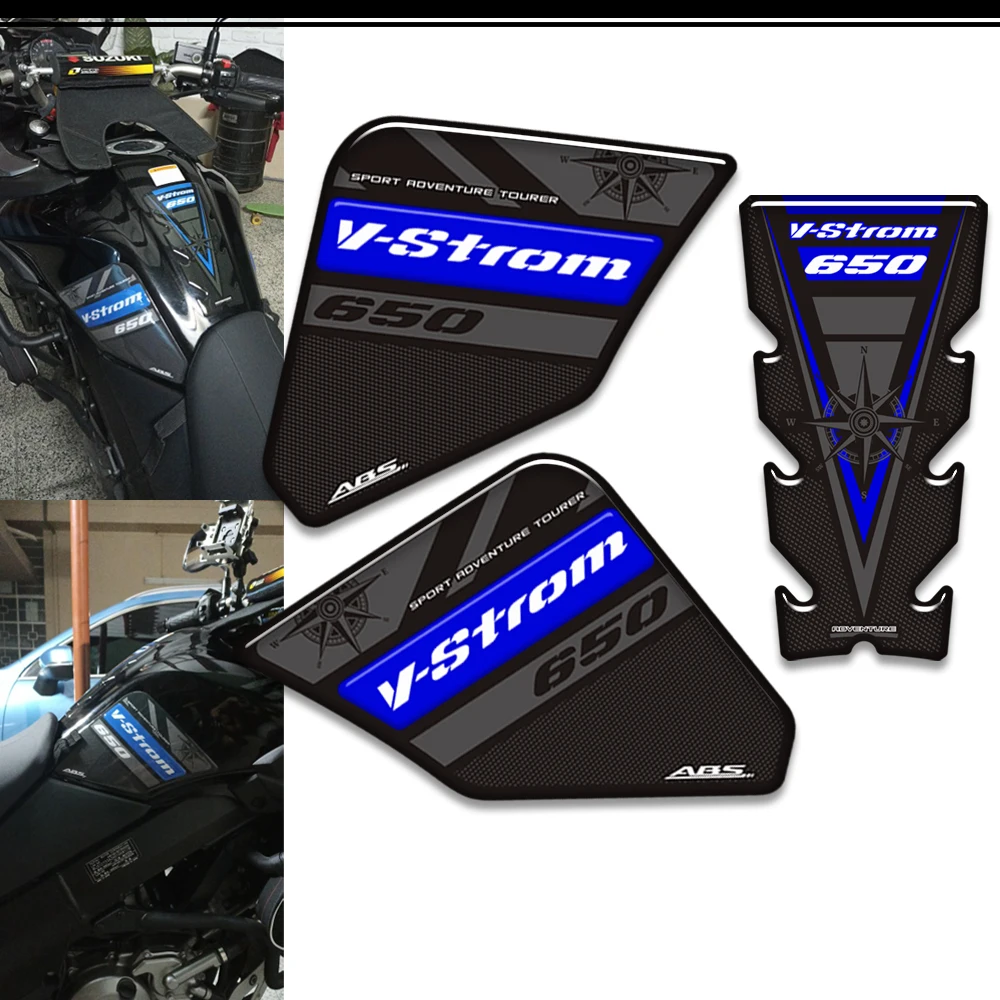 Tank Pad TankPad Protection Stickers Fuel Oil Kit Adventure For Suzuki V STROM VSTROM DL 650 XT 650XT 2018 2019 2020 2021 2022