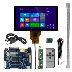 6.5 Inch LCD Display Screen Control Driver Board HDMI-Compatible VGA AV Digitizer Touchscreen For Raspberry Pi PC Monitor