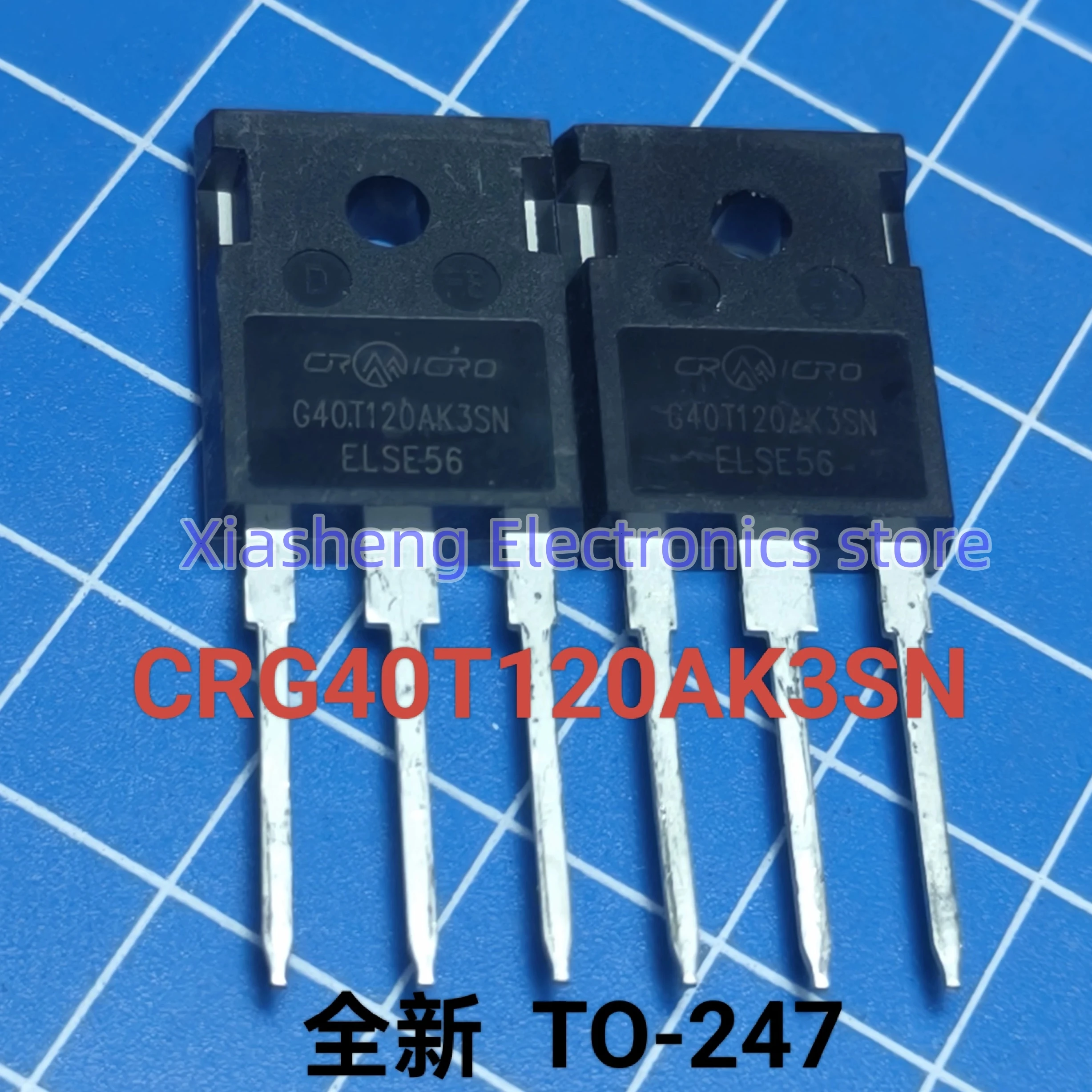

New Original 5Pcs G40T120AK3SN CRG40T120AK3SN TO-247 1200V 40A IGBT Transistor In Stock Good Quality