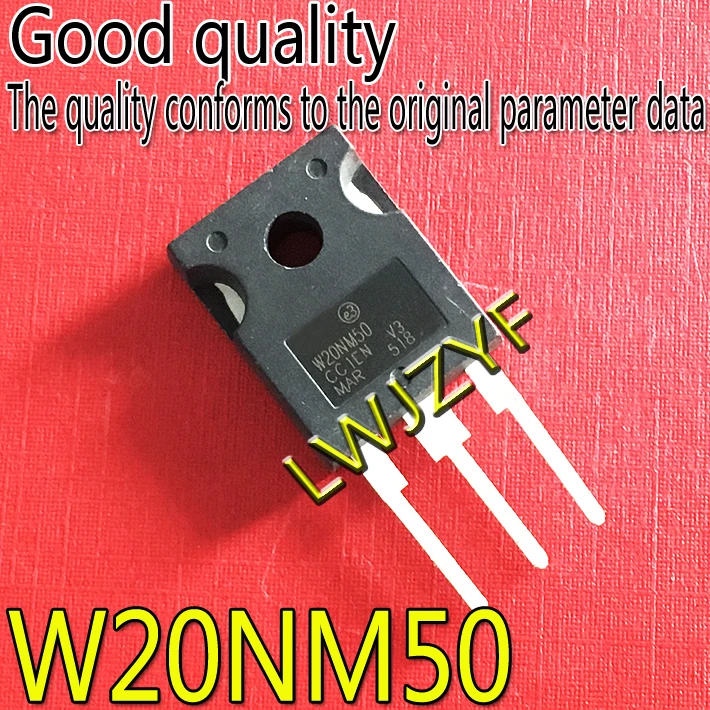 (1Pieces) New W20NM50 STW20NM50  20A 500V TO-247 MOSFET Fast shipping