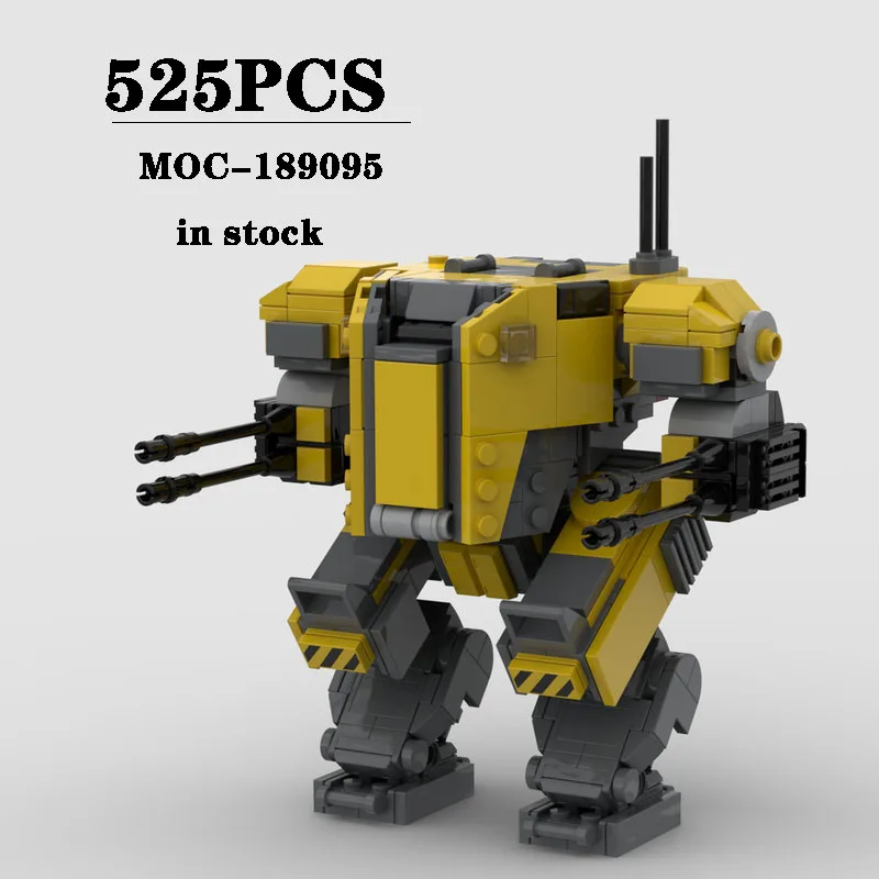 

MOC-189095 Liberator Mech Construction Assembly Instructions Building Blocks 525PCS Adult Birthday Toys Children Christmas Gifts