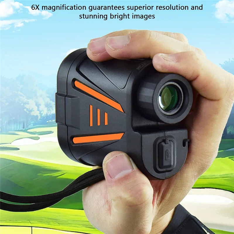 【SPECIAL】Golfers Ranging Device For Golfing For Golf Club Golf Range Finder 1800M 6X Magnification 4 Modes Measurement
