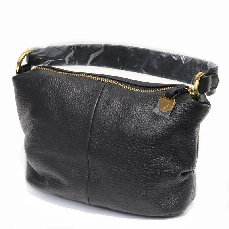 Women Small Handbags Soft Genuine Leather Shoulder Crossbody Bags Vintage Pleated Design Female Messenger Summer Purses Tote Bag