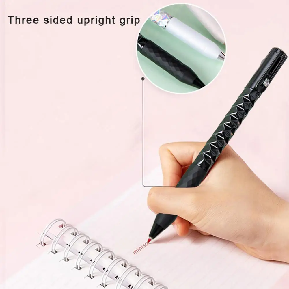 Quick Drying Ink Pen Geometric Deformation Gel Pens with Silicone Grip for School Office Supplies Fine Point Writing Pen