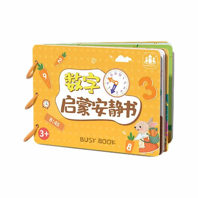 

Книга для дошкольного обучения, Обучающая книга, доска Монтессори, Интерактивная игрушка, раннее обучение, обучающая игрушка для детей