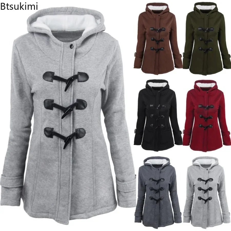 2024 Women's Casual Jackets Spring  Autumn Overcoat Zipper Causal Outwear Coat Female Hooded Coat Casaco Feminino Ladies Jacket