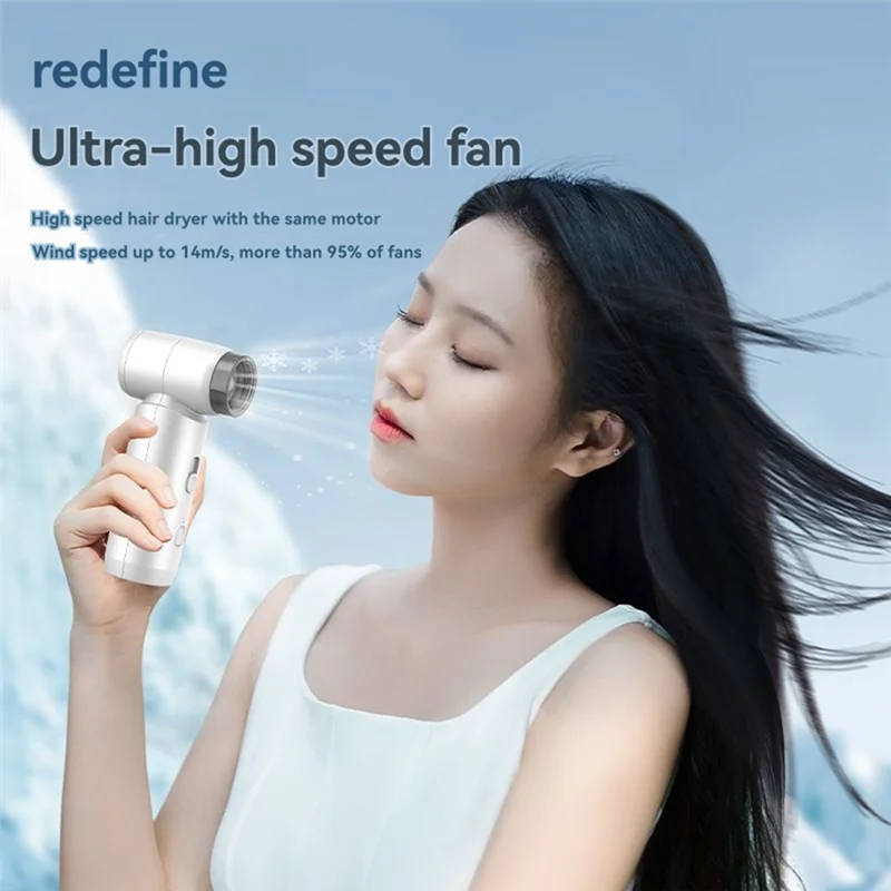 

AB41-New Wireless Handheld High-Speed Turbine Small Fan Large Wind Blower With Air Nozzle Stepless Speed Regulation