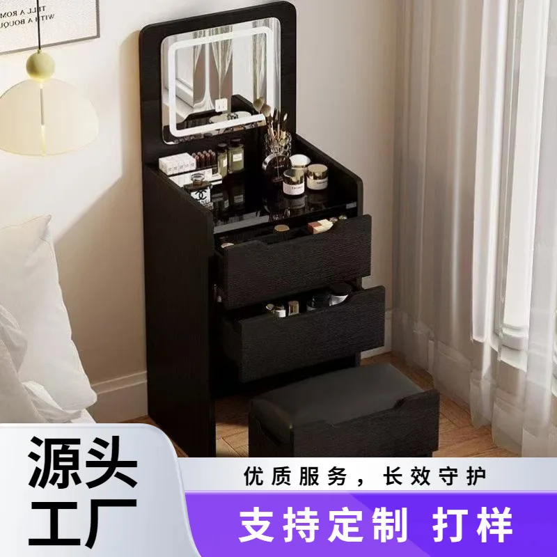 Dresser can be clamped, dressing table, bedroom small apartment storage cabinet integrated dressing table