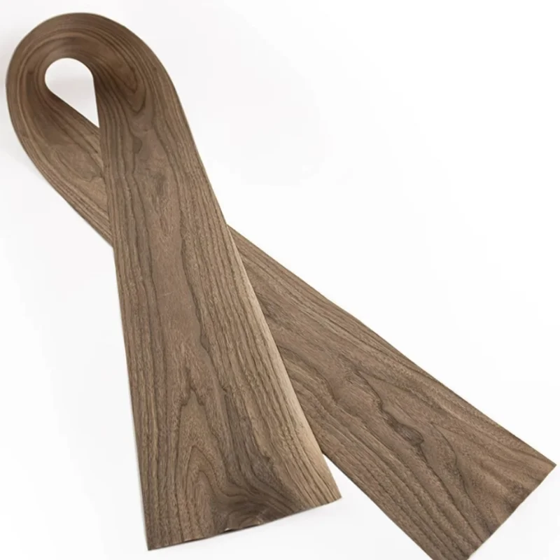 Natural Black Walnut Pattern Wood Veneer for Furniture Speake Cabinet Door Decor Veneer Panels L:2.5MeterX150X0.25mm