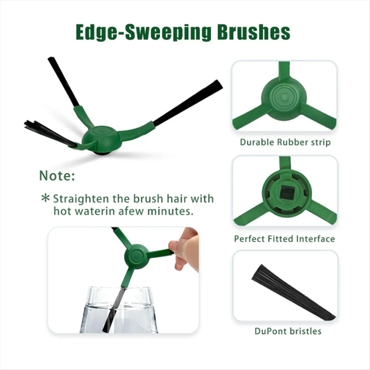 SHIP WITHIN 24 HOURS For Essential Q0120 Y0140 Q0520 Q011 Y0110 Self Emptying Robot Vacuum Main Side Brush HEPA Filter Mop Pad