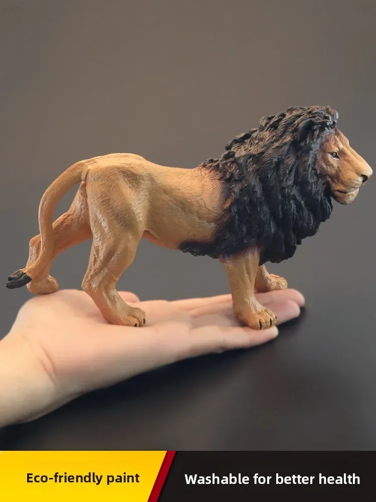 Large  Realistic Children's Animal Toy Model African Lion Mother Lion Cognitive Gift Display Piece Static Animal Doll