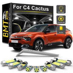 BMTxms Canbus Car LED Interior Light Bulb Kit For Citroen C4 Cactus 2014-2019 2020 2021 Reading Map Dome Trunk Interior Lamp