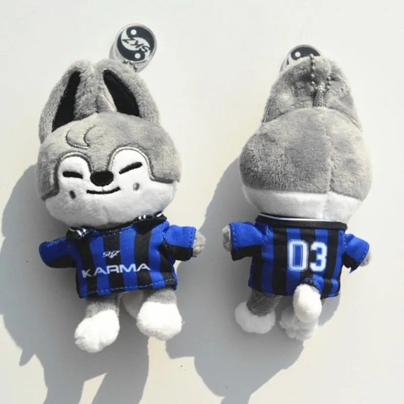 Kpop Stray Kids New Album KARMA Plush Toy Skzoo Wolfchan Cute Plushie Keychain Keyring Pendant Kawaii Stuffed Animal Mini Doll