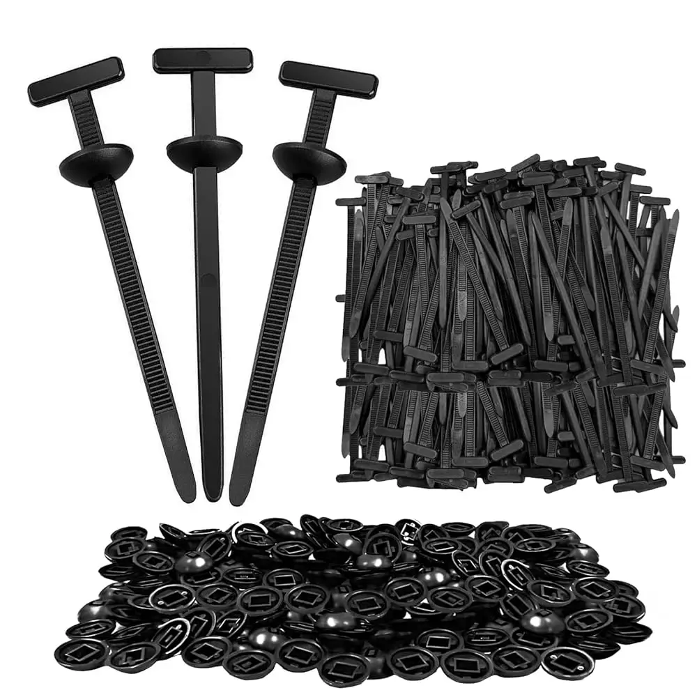 120 unidades de abrazaderas de nailon universales, hebillas de sujeción, clips de plástico para parachoques, herramientas de fijación para automóviles