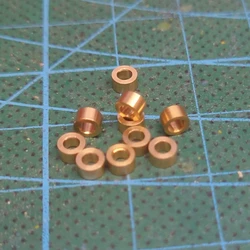 2mm Inner Diameter Shaft Sleeve Bearing Small Copper Tube Brass Sleeve Micro Model DIY Axle Sleeve