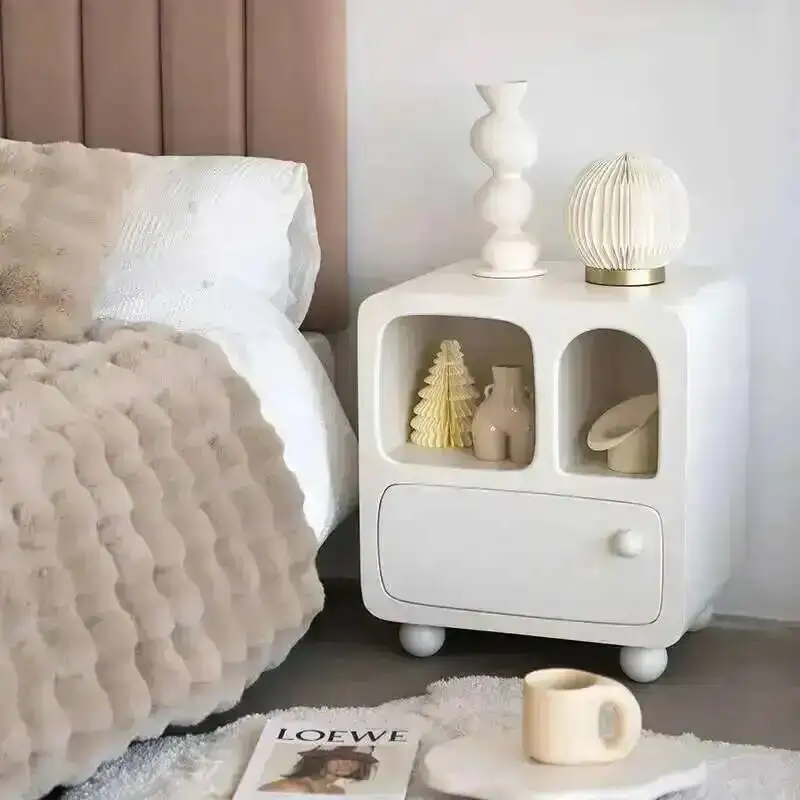 

Nordic Bedside Simple Cabinet Bedroom Table Storage Storage Small Bedside Table Modern Ins Small Cabinet