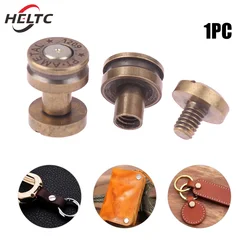 1pcs Handmade Brass DIY Bag Buckle Handbag Round Head Lock Buckle Leather Craft Sewing Hardware Bag Clasp Lock Accessories