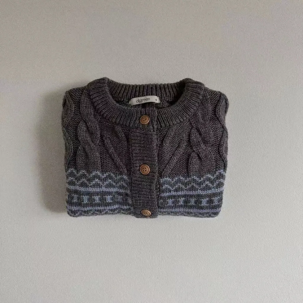 2025 خريف جديد طفل طويل الأكمام سترة معطف القطن الفتيات تنوعا سترة مشغولة من الصوف طفل سترة غير رسمية ملابس الرضع #4