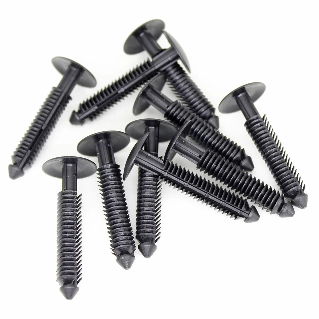 20Pcs Black Plastic Rocker Molding Clip Retainer Fastener Fit for Ford Mustang 2005-2007 2008 2009 2010 2011 2012 W710532-S300