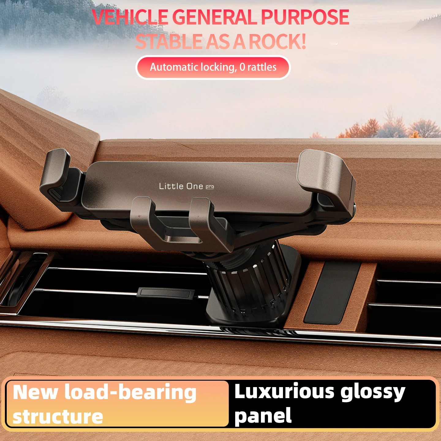 Mobile phone car mount air outlet special car support advanced navigation fixed car suction cup type car mount 2026 new model