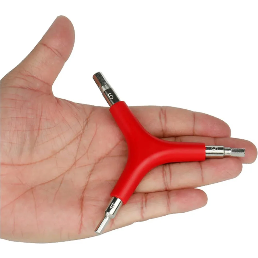 مفتاح ربط سداسي 3 طرق على شكل حرف Y 4/5/6 مم - مفتاح ربط سداسي داخلي للدراجات الجبلية والدراجات أداة إصلاح التخييم في الهواء الطلق #3