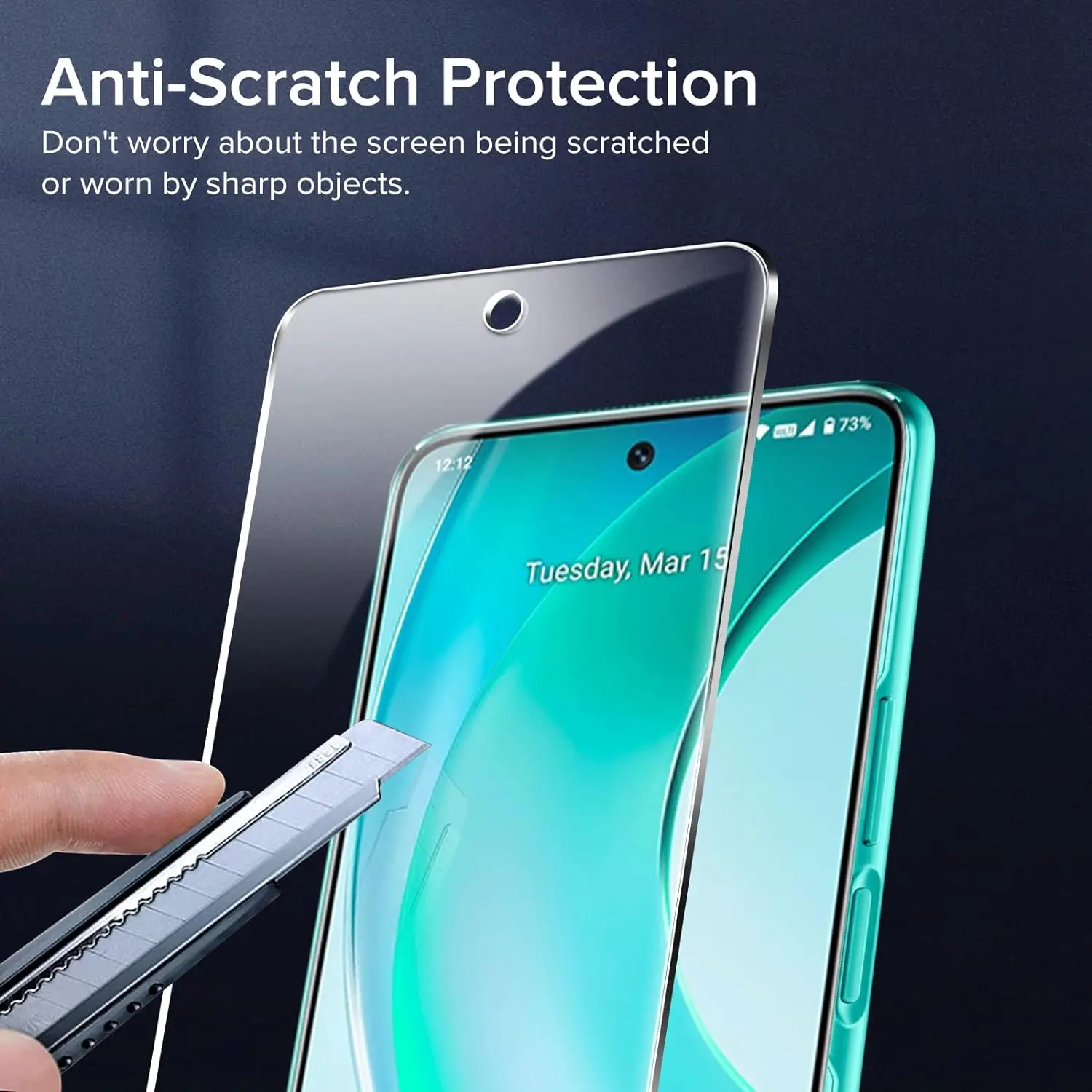 2/4 szt. Folia ze szkła hartowanego 9H do szkła ochronnego Blackview Oscal Tiger 12 HD — zdjęcie produktu 2